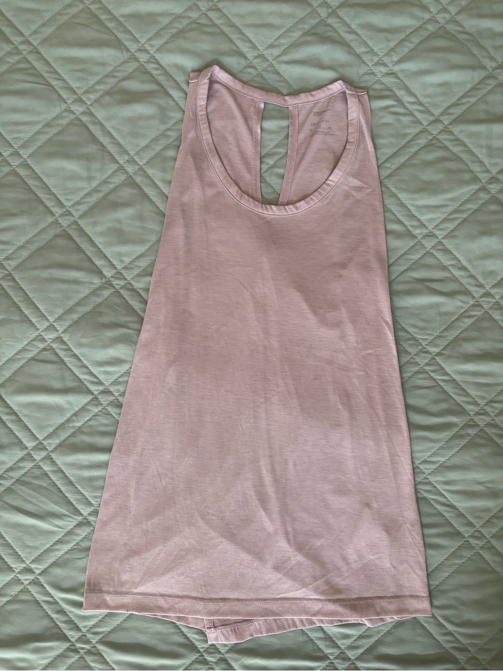 Nike Light Pink Dri-FIT Yoga Tank Top